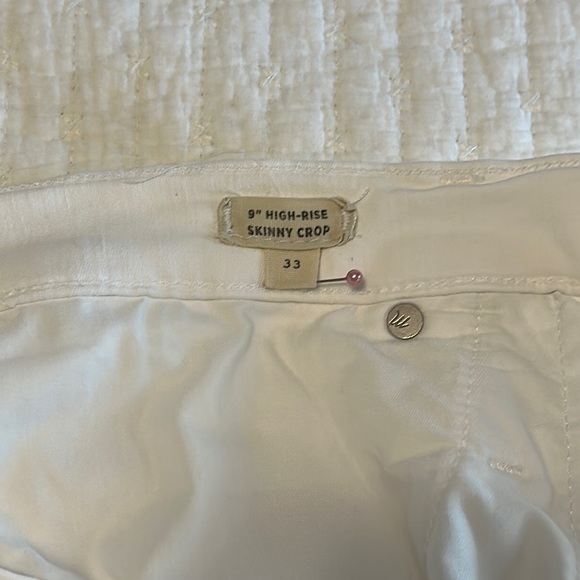 Madewell Women’s 9” High-Rise Distressed Skinny Crop Jeans with Raw Hem - Picture 10 of 11